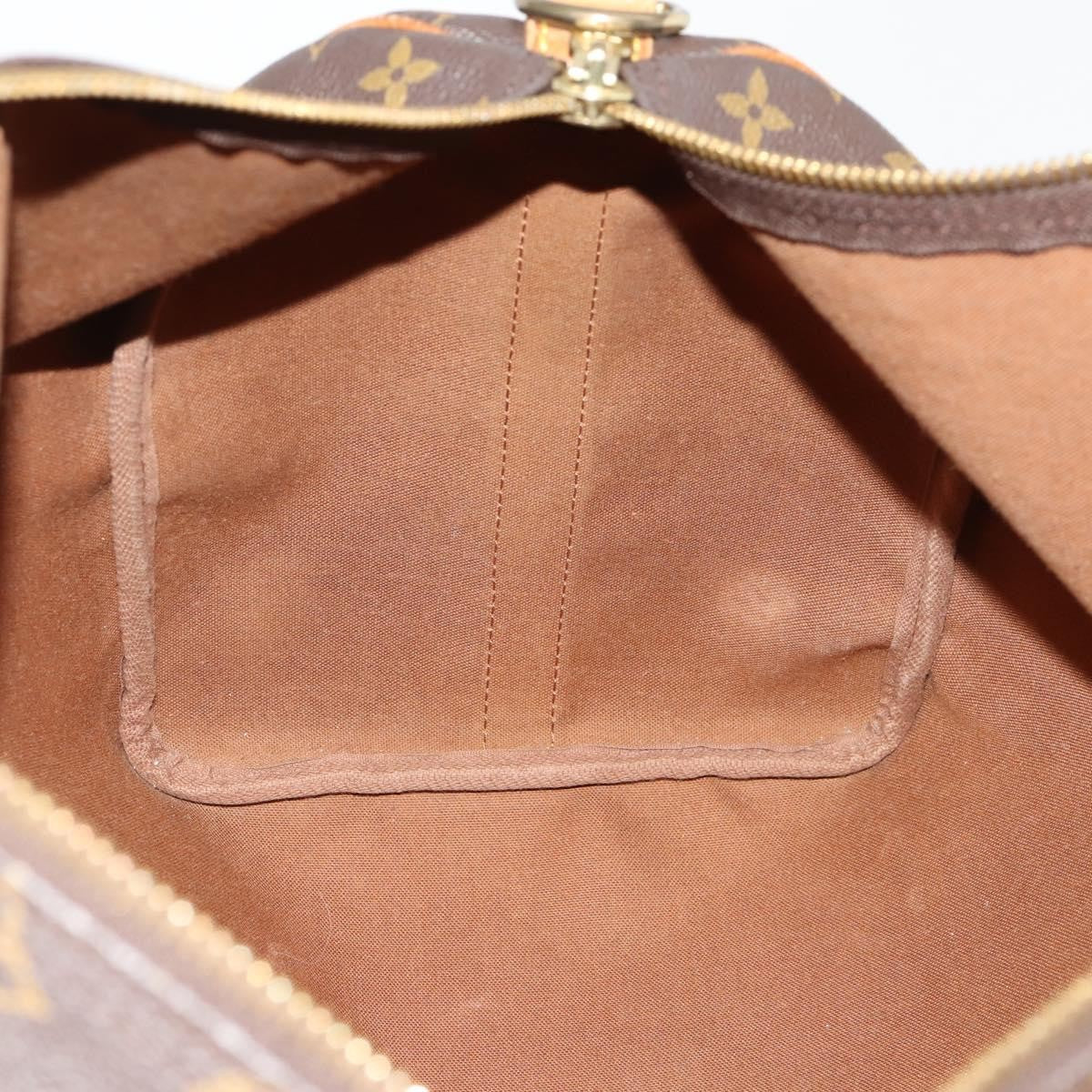 Louis Vuitton Keepall Bandouliere Bag Monogram Canvas Brown Canvas Travel Bag Bag (Pre-Owned)
