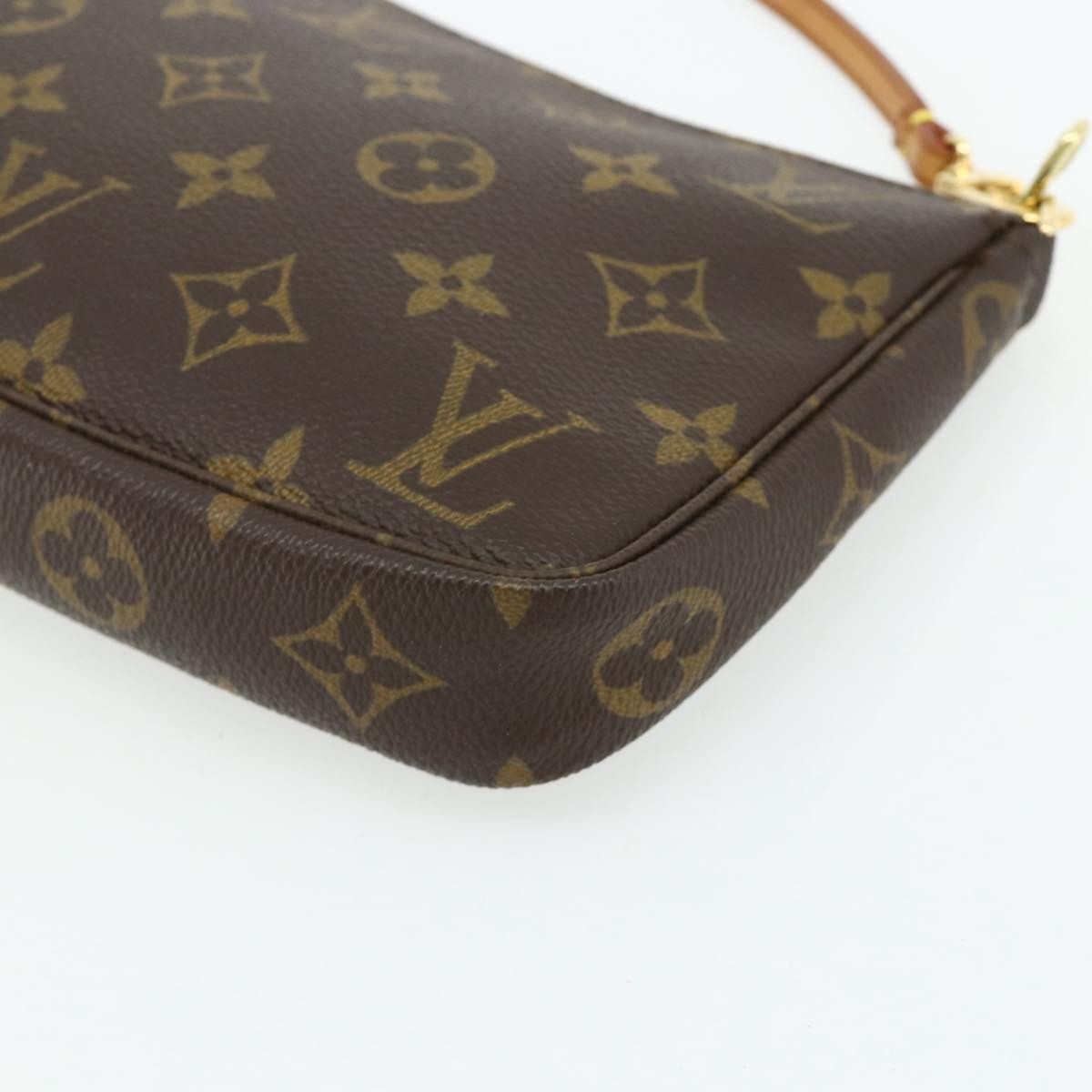 Louis Vuitton Pochette Accessoires Monogram Canvas Brown Canvas Clutche & Pouche Bag (Pre-Owned)