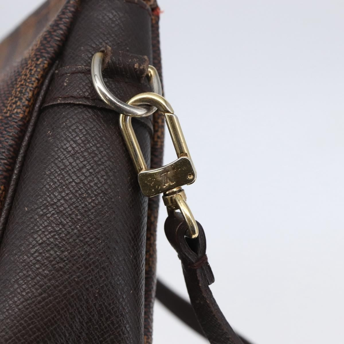 Louis Vuitton Trousse Make Up Bag Damier Canvas Brown Canvas Clutche & Pouche Bag (Pre-Owned)