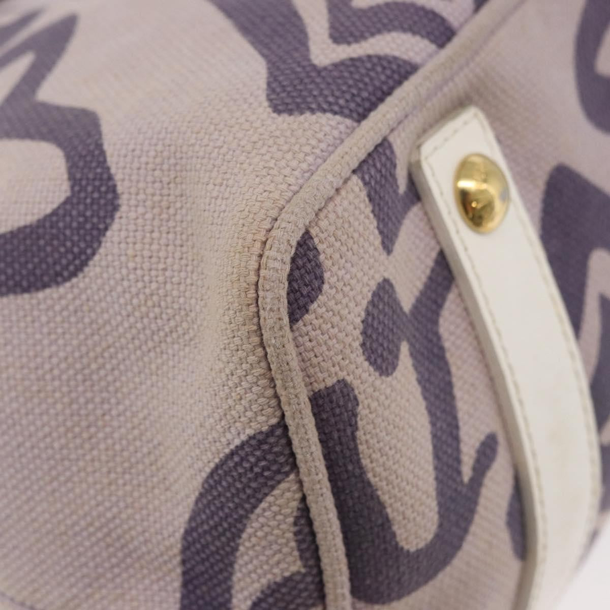 Louis Vuitton Tahitienne Cabas Canvas Purple Canvas Tote Bag Bag (Pre-Owned)