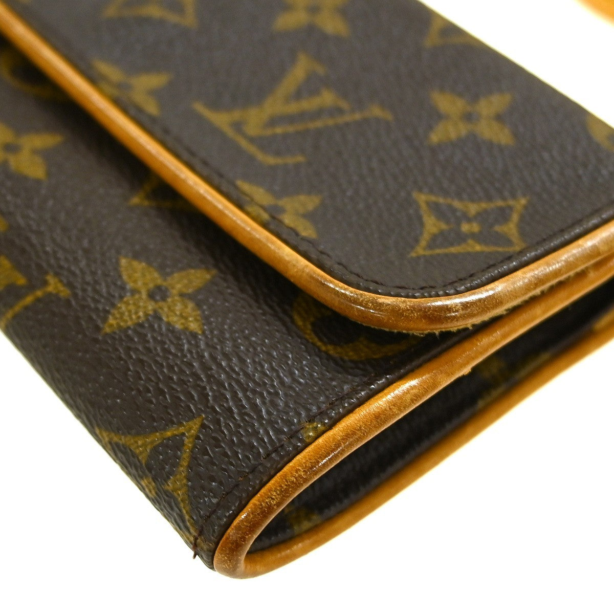 Louis Vuitton Twin Handbag Monogram Canvas Brown Canvas Clutche & Pouche Bag (Pre-Owned)