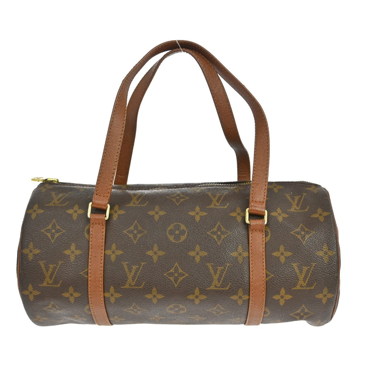 Louis Vuitton Papillon Handbag Monogram Canvas Brown Canvas Handbag (Pre-Owned)