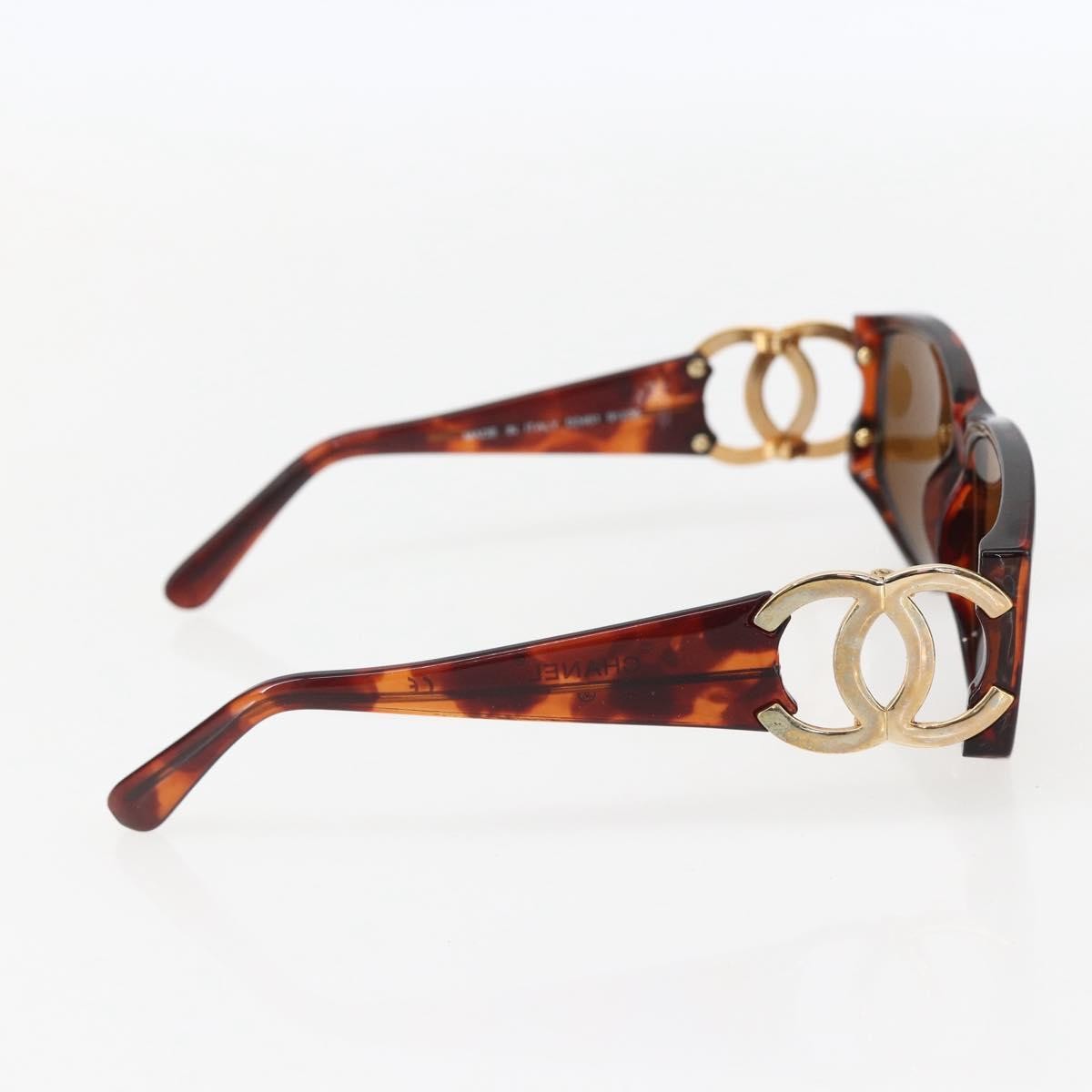 Chanel Logo Cc Sunglasses Plastic Brown Plastic Sunglasse Accessory (Pre-Owned)