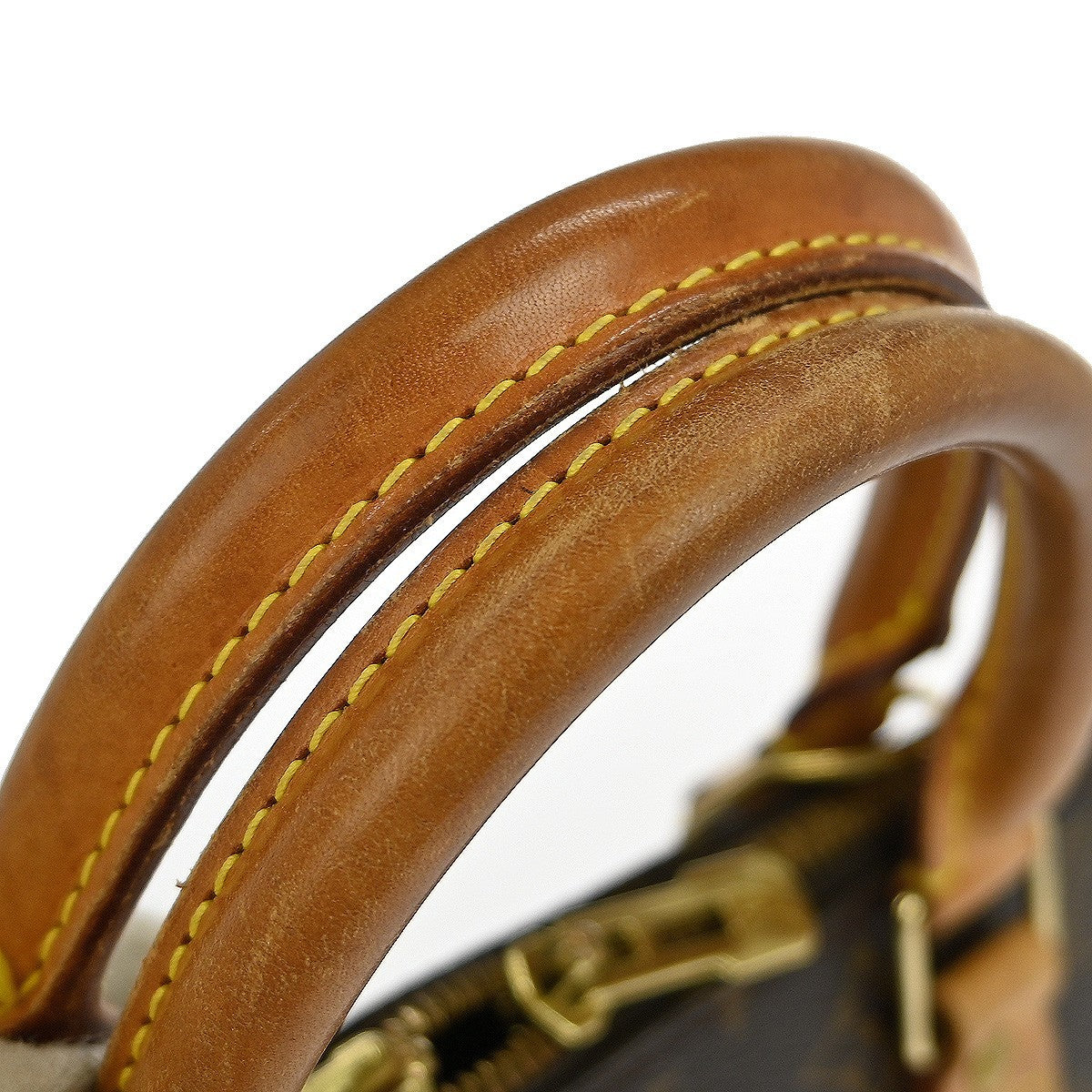 Louis Vuitton Alma Handbag Monogram Canvas Brown Canvas Handbag (Pre-Owned)