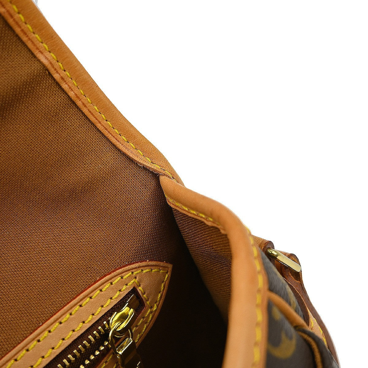Louis Vuitton Sologne Handbag Monogram Canvas Brown Canvas Handbag (Pre-Owned)