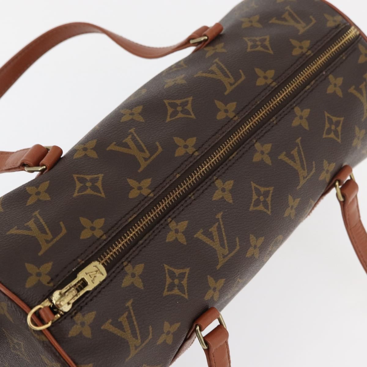 Louis Vuitton Papillon Handbag Monogram Canvas Brown Canvas Handbag (Pre-Owned)