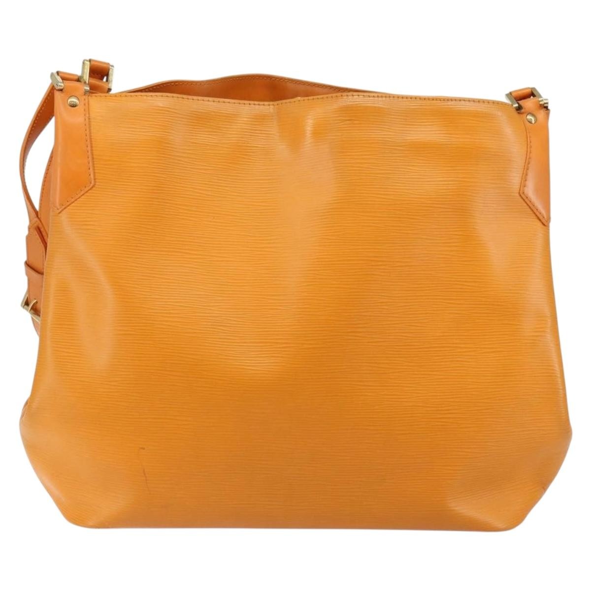 Louis Vuitton Mandara Handbag Epi Leather Orange Leather Shoulder Bag Bag (Pre-Owned)