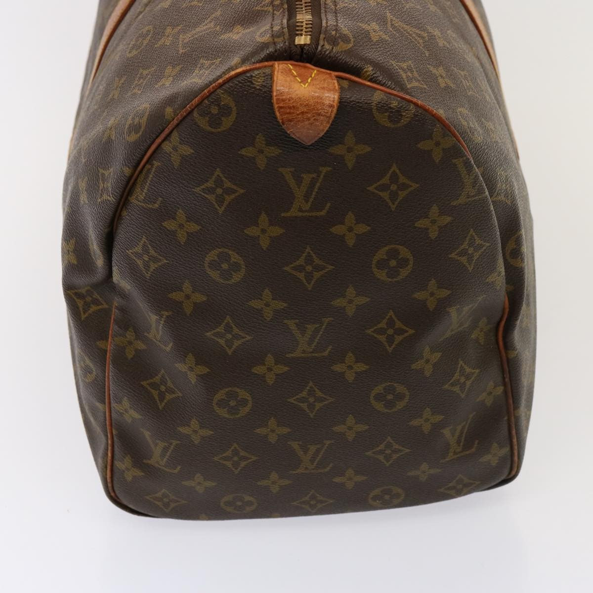 Louis Vuitton Keepall Bag Monogram Canvas Brown Canvas Travel Bag Bag (Pre-Owned)
