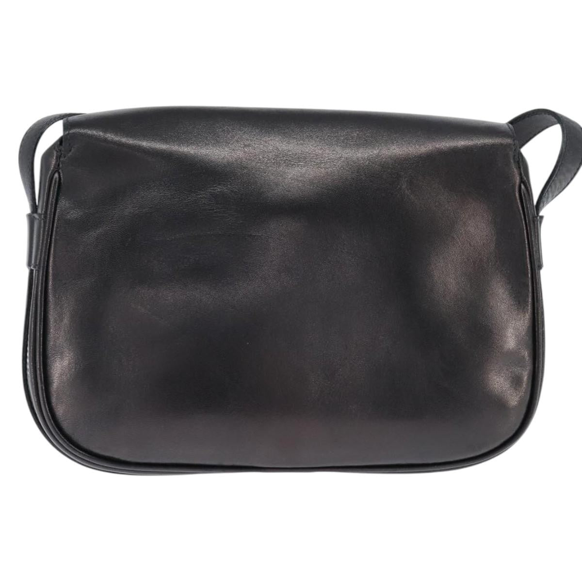Celine Vintage Triomphe Shoulder Bag Leather Brown Leather Shoulder Bag Bag (Pre-Owned)