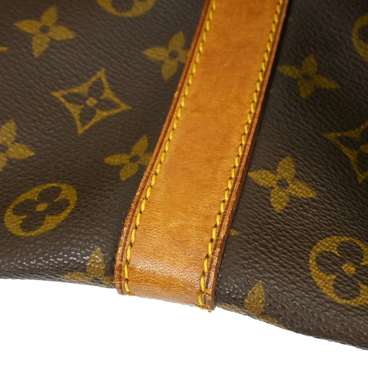 Louis Vuitton Keepall Bag Monogram Canvas Brown Canvas Travel Bag Bag (Pre-Owned)