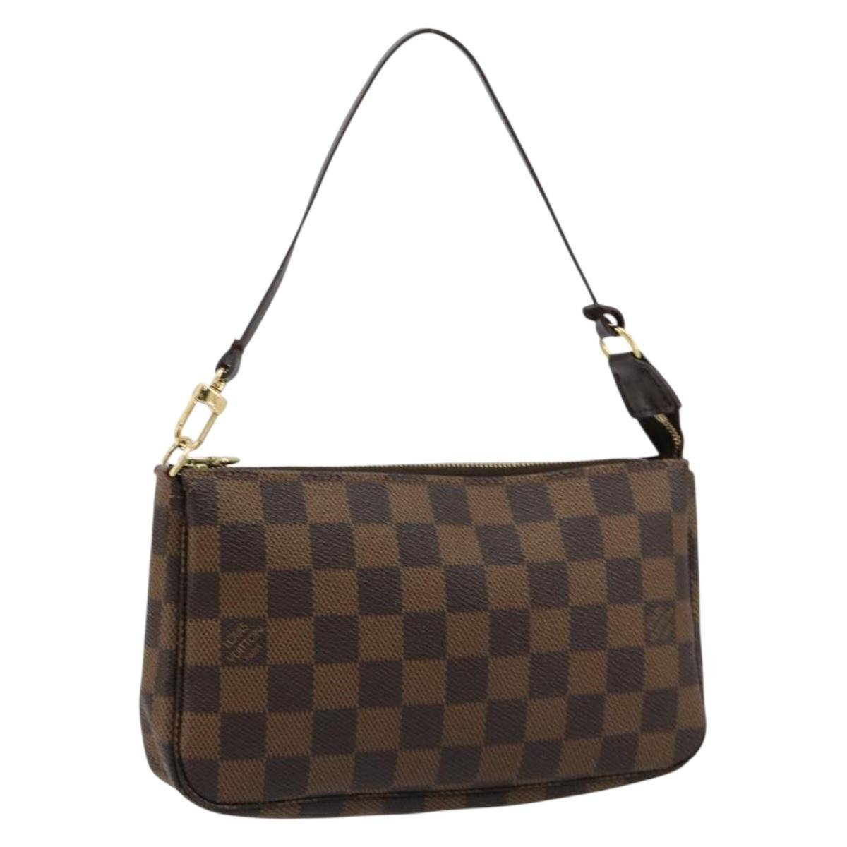 Louis Vuitton Pochette Accessoires Nm Damier Brown Canvas Clutche & Pouche Bag (Pre-Owned)