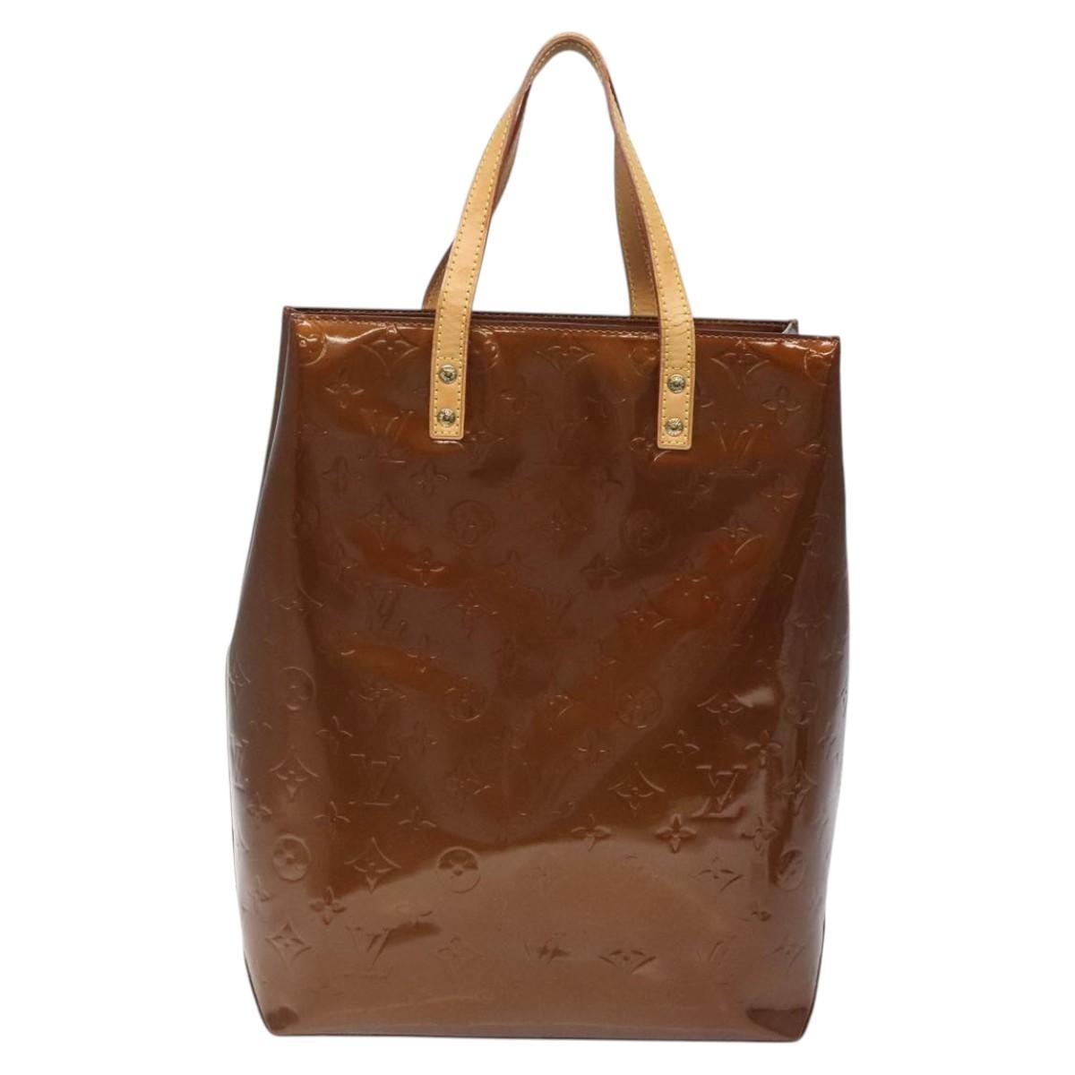 Louis Vuitton Reade Handbag Monogram Vernis Brown Patent_Leather Handbag (Pre-Owned)