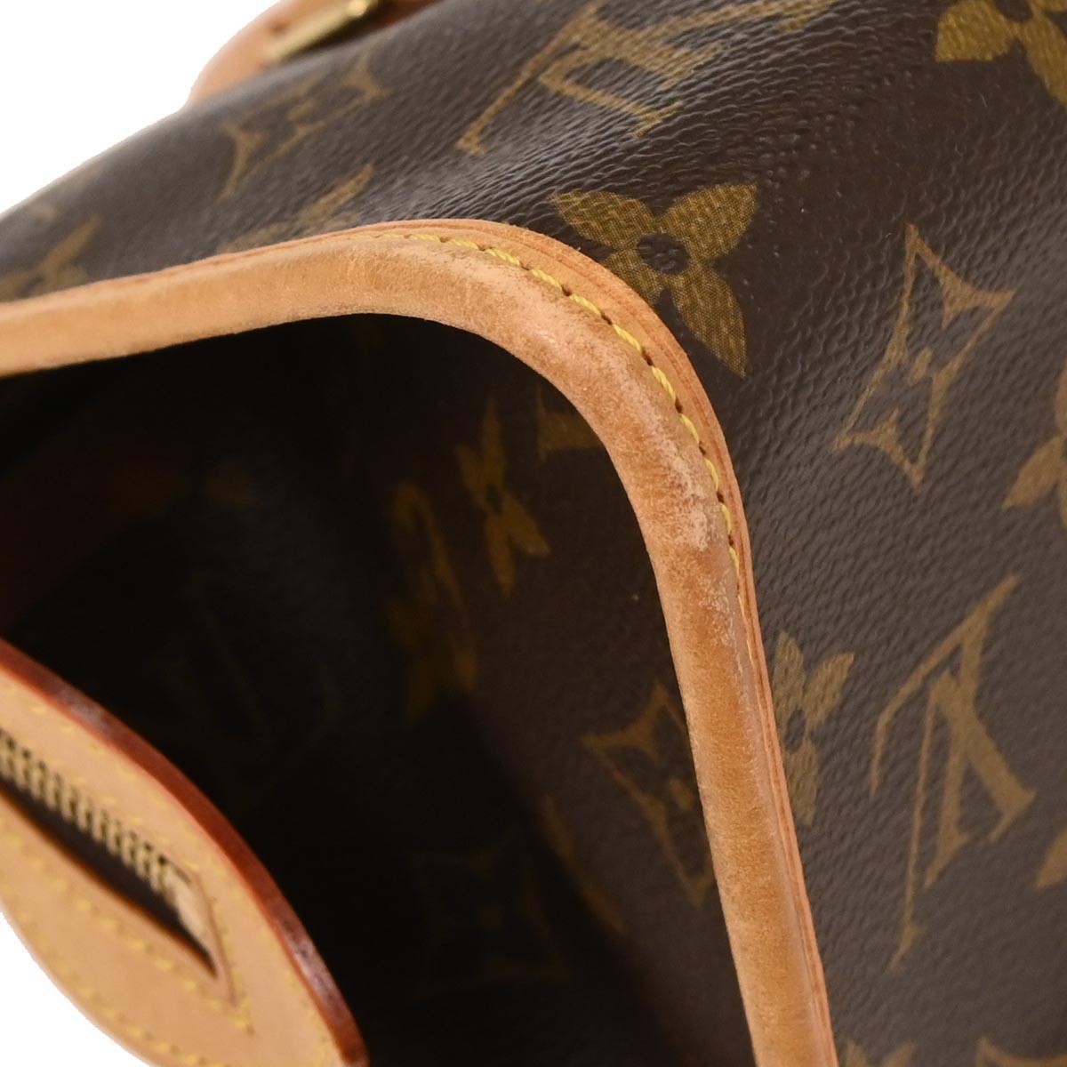 Louis Vuitton Popincourt Handle Bag Monogram Canvas Brown Canvas Handbag (Pre-Owned)