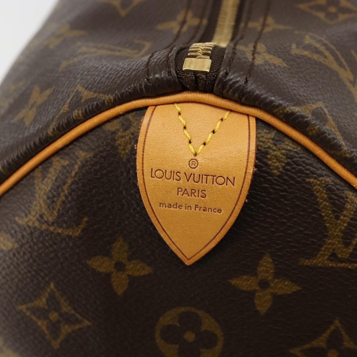Louis Vuitton Speedy Handbag Monogram Canvas Brown Canvas Handbag (Pre-Owned)