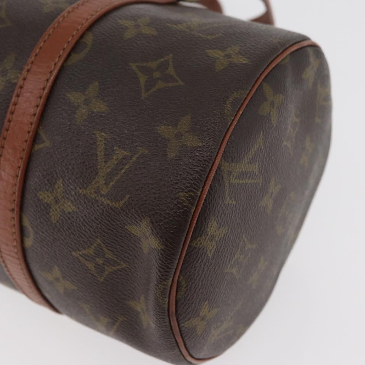 Louis Vuitton Papillon Handbag Monogram Canvas Brown Canvas Handbag (Pre-Owned)