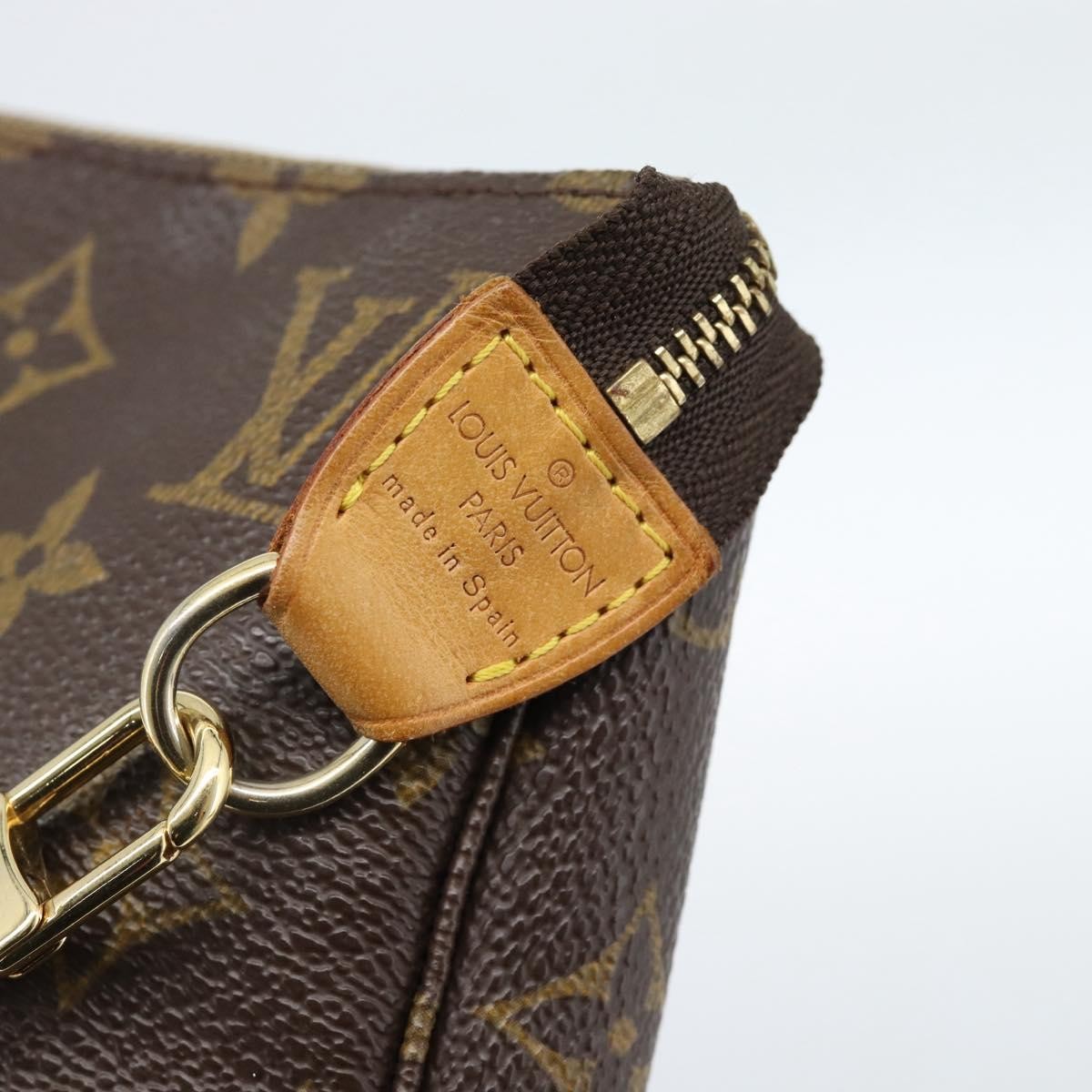 Louis Vuitton Pochette Accessoires Nm Monogram Canvas Brown Canvas Clutche & Pouche Bag (Pre-Owned)