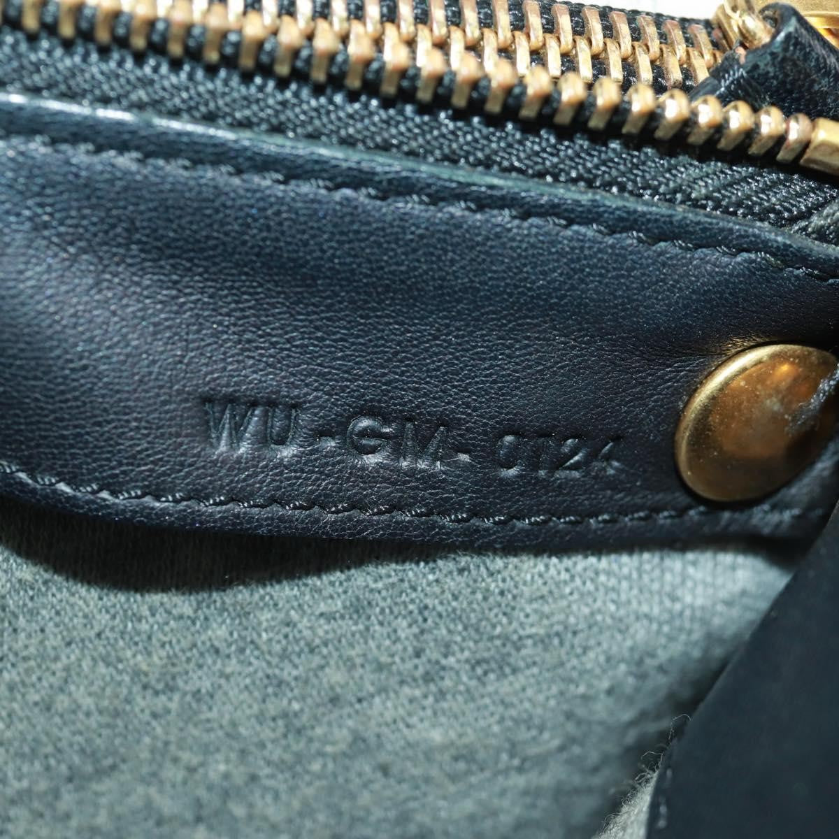 Celine Trio Crossbody Bag Tweed Green Tweed Shoulder Bag Bag (Pre-Owned)
