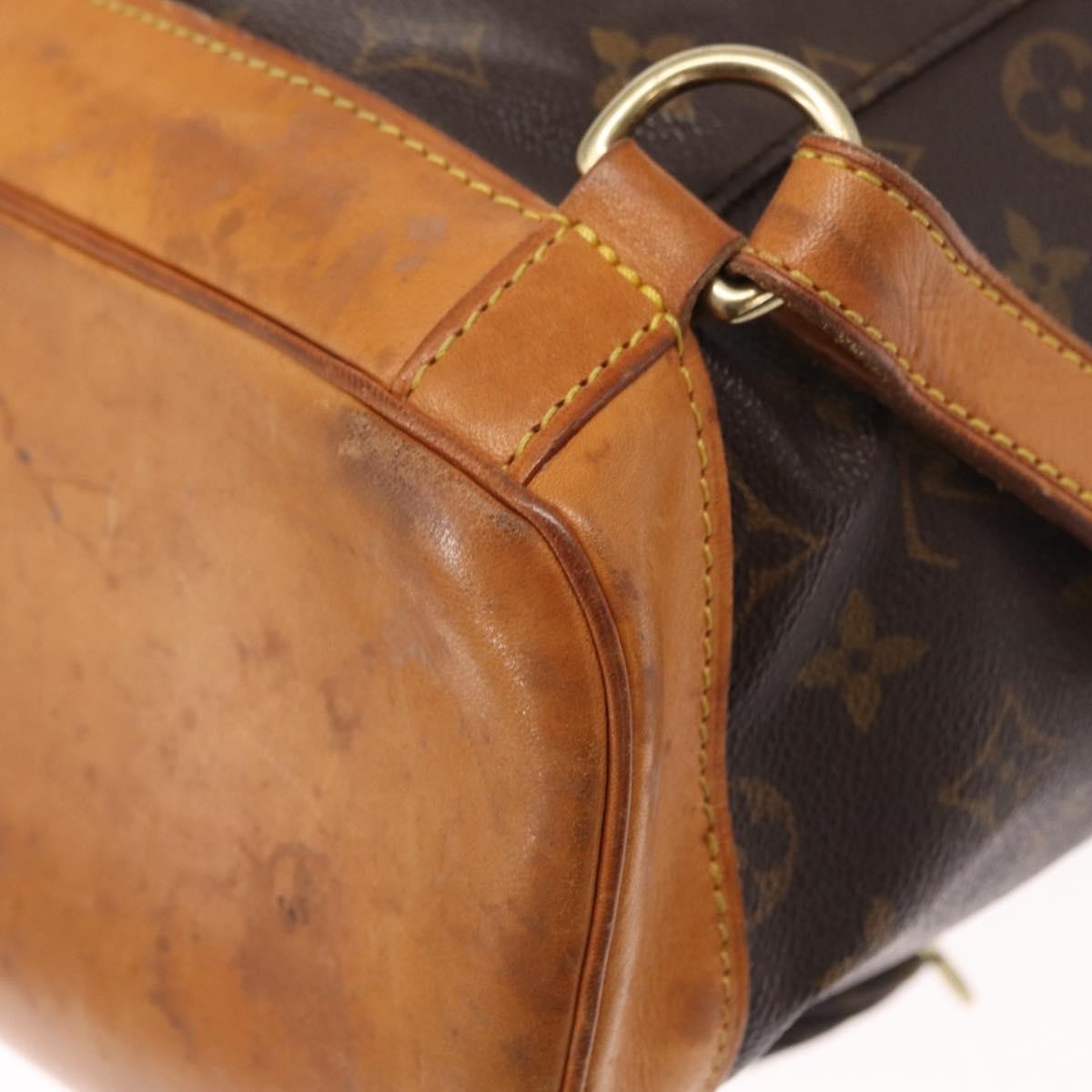 Louis Vuitton Vintage Montsouris Backpack Monogram Canvas Brown Canvas Backpack Bag (Pre-Owned)