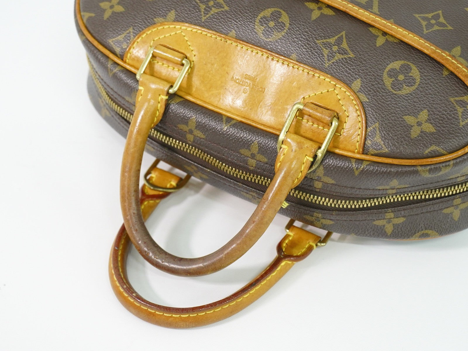 Louis Vuitton Trouville Handbag Monogram Canvas Brown Canvas Handbag (Pre-Owned)