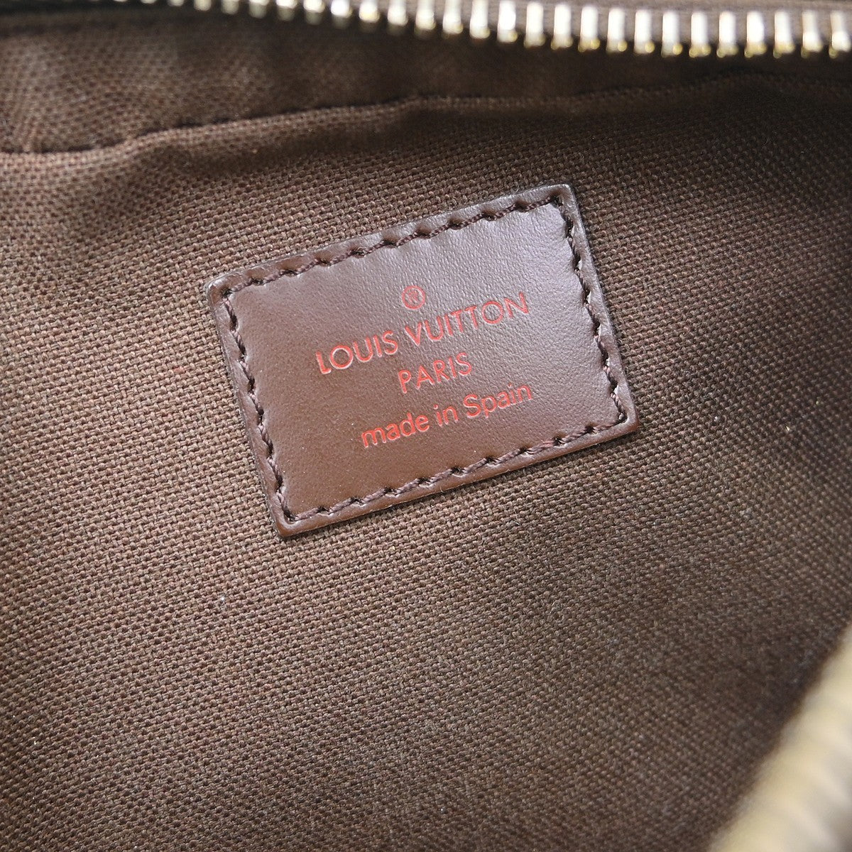 Louis Vuitton Geronimos Waist Bag Damier Brown Canvas Shoulder Bag Bag (Pre-Owned)