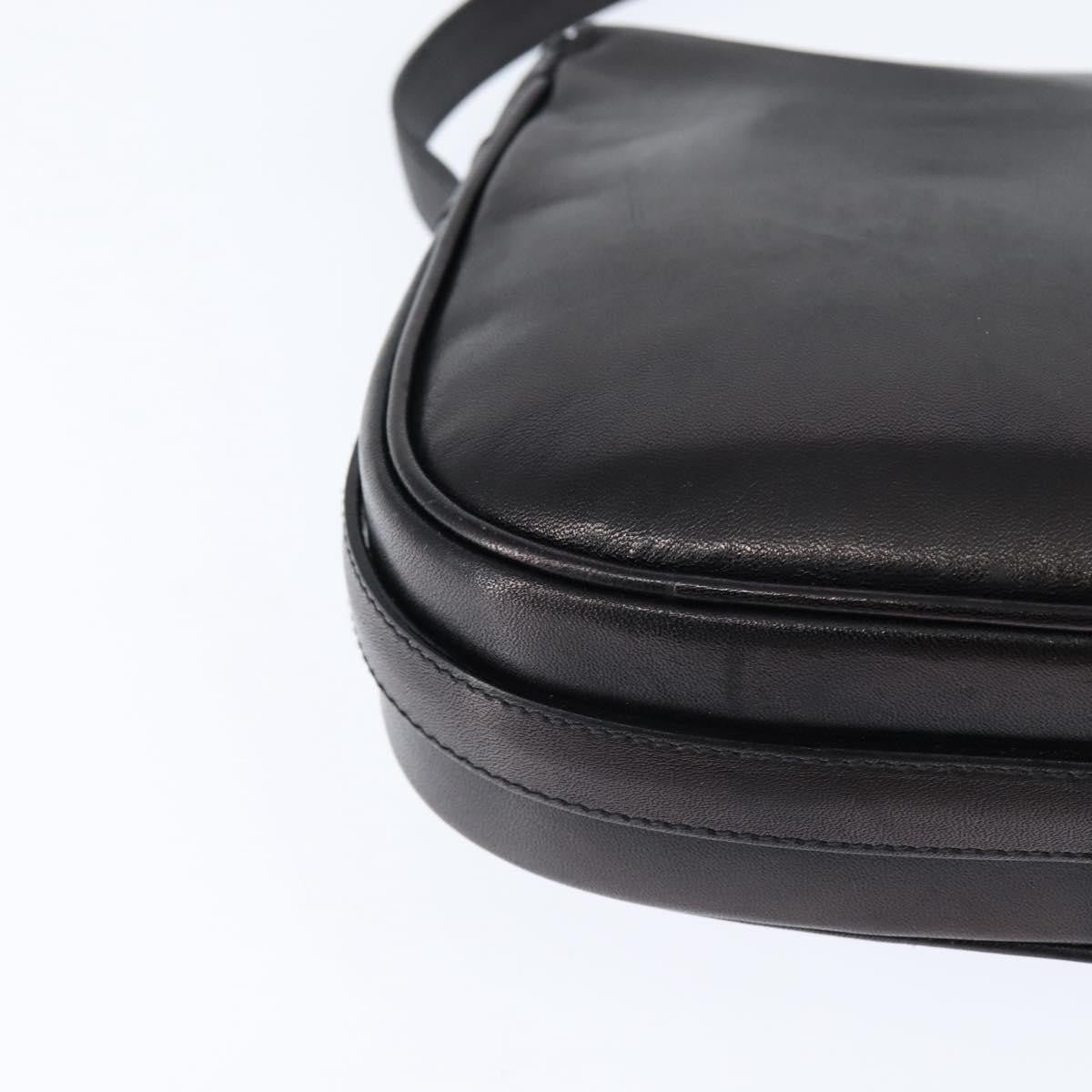 Celine Vintage Triomphe Shoulder Bag Leather Brown Leather Shoulder Bag Bag (Pre-Owned)