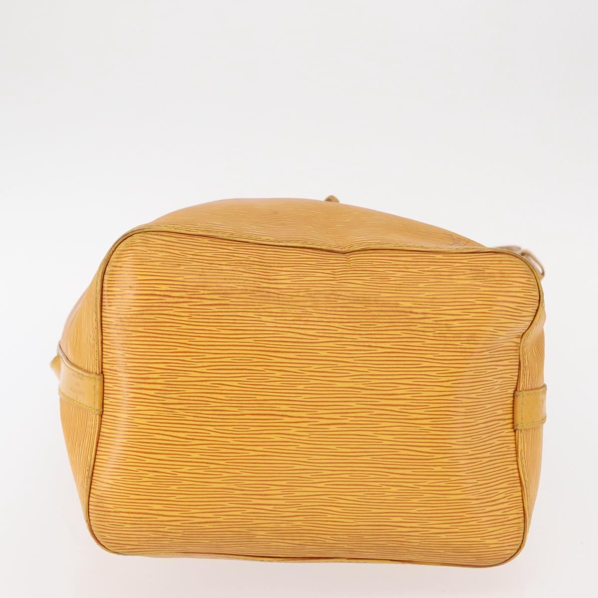 Louis Vuitton Petit Noe Handbag Epi Leather Yellow Leather Shoulder Bag Bag (Pre-Owned)
