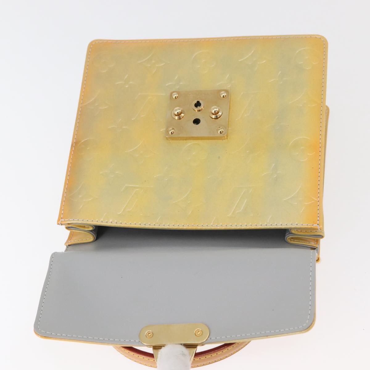 Louis Vuitton Spring Street Nm Handbag Patent Leather Yellow Patent_Leather Handbag (Pre-Owned)