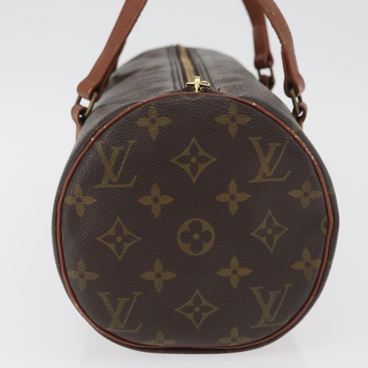 Louis Vuitton Papillon Handbag Monogram Canvas Brown Canvas Handbag (Pre-Owned)