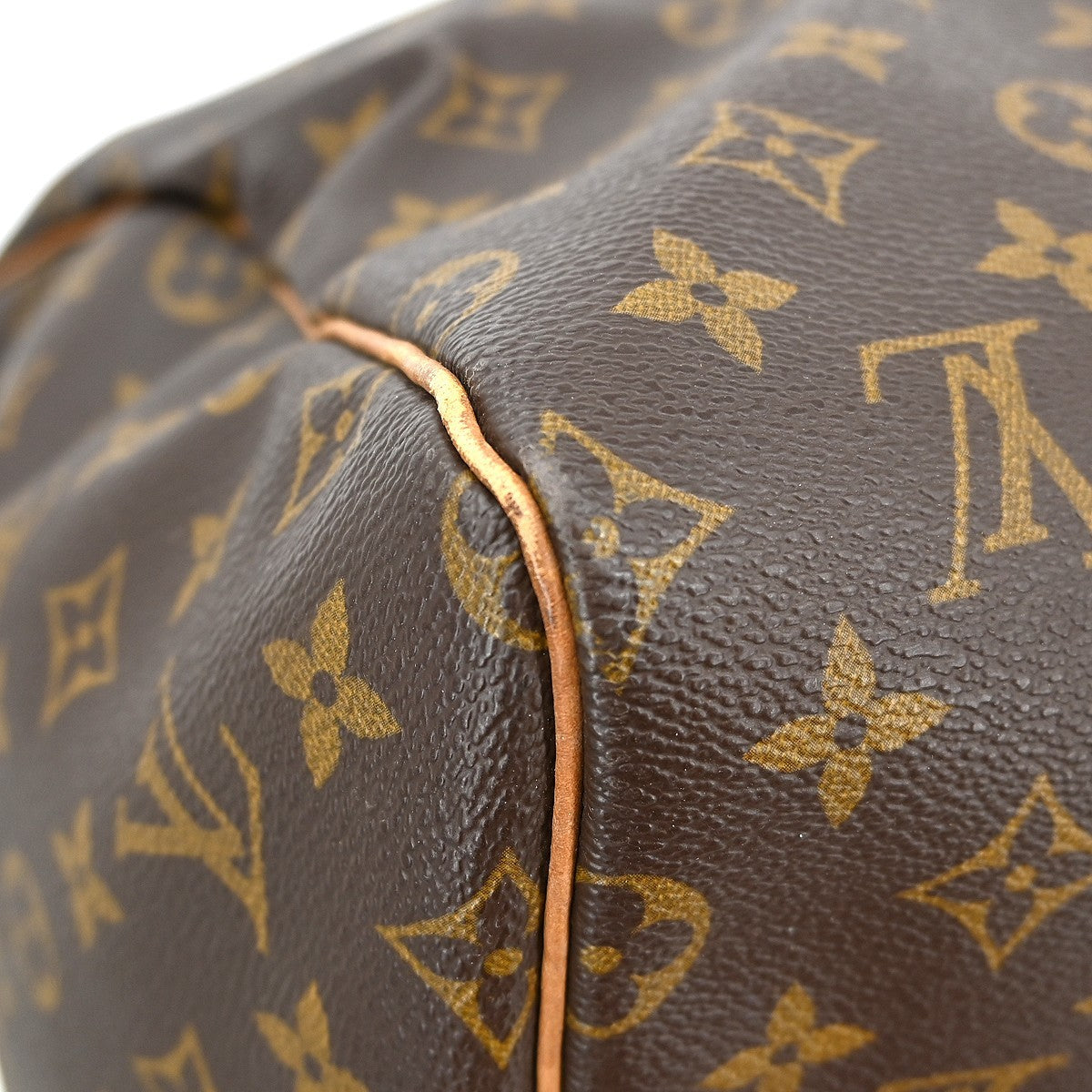 Louis Vuitton Keepall Bag Monogram Canvas Brown Canvas Travel Bag Bag (Pre-Owned)