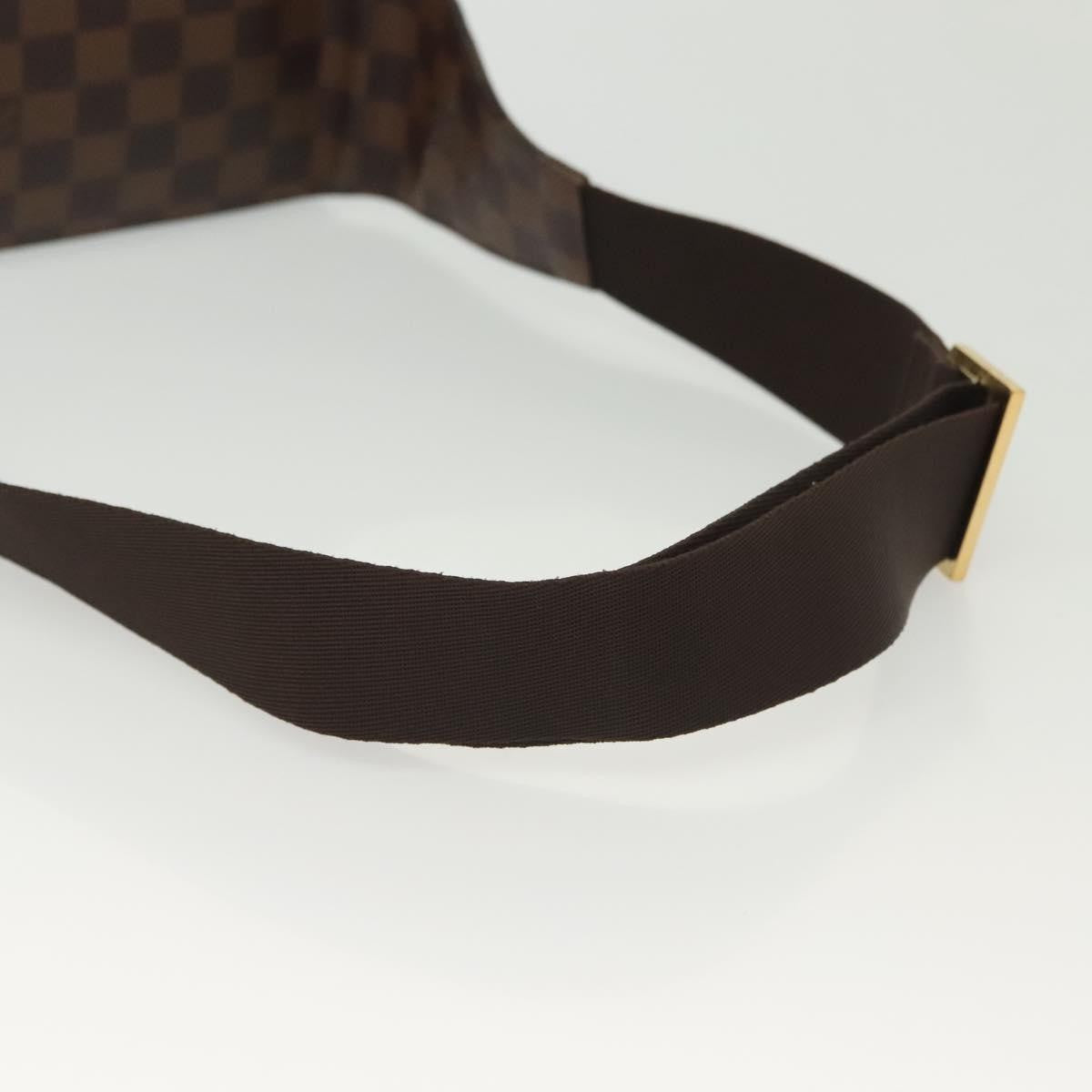 Louis Vuitton Geronimos Waist Bag Damier Brown Canvas Shoulder Bag Bag (Pre-Owned)