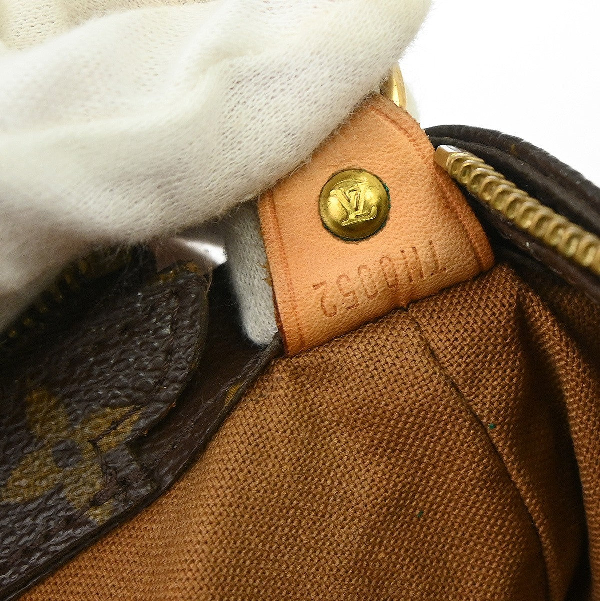 Louis Vuitton Cabas Mezzo Monogram Canvas Brown Canvas Tote Bag Bag (Pre-Owned)