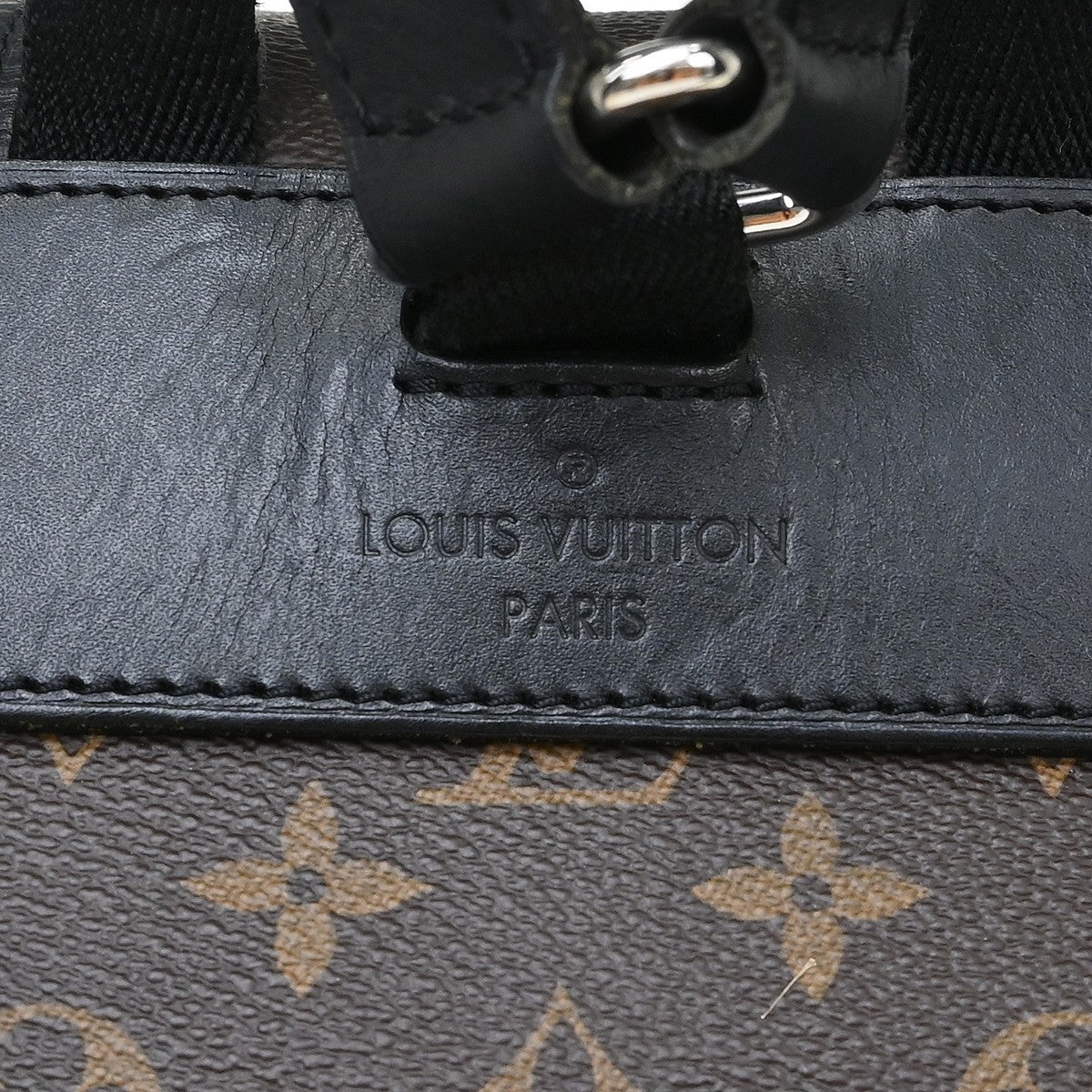 Louis Vuitton Christopher Backpack Macassar Monogram Canvas Brown Canvas Backpack Bag (Pre-Owned)