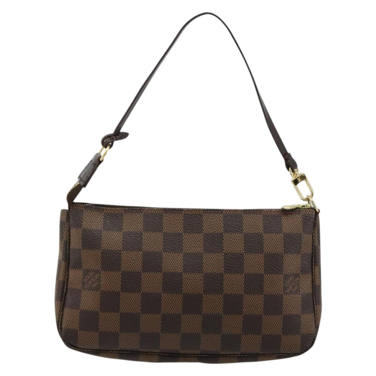 Louis Vuitton Pochette Accessoires Nm Damier Brown Canvas Clutche & Pouche Bag (Pre-Owned)
