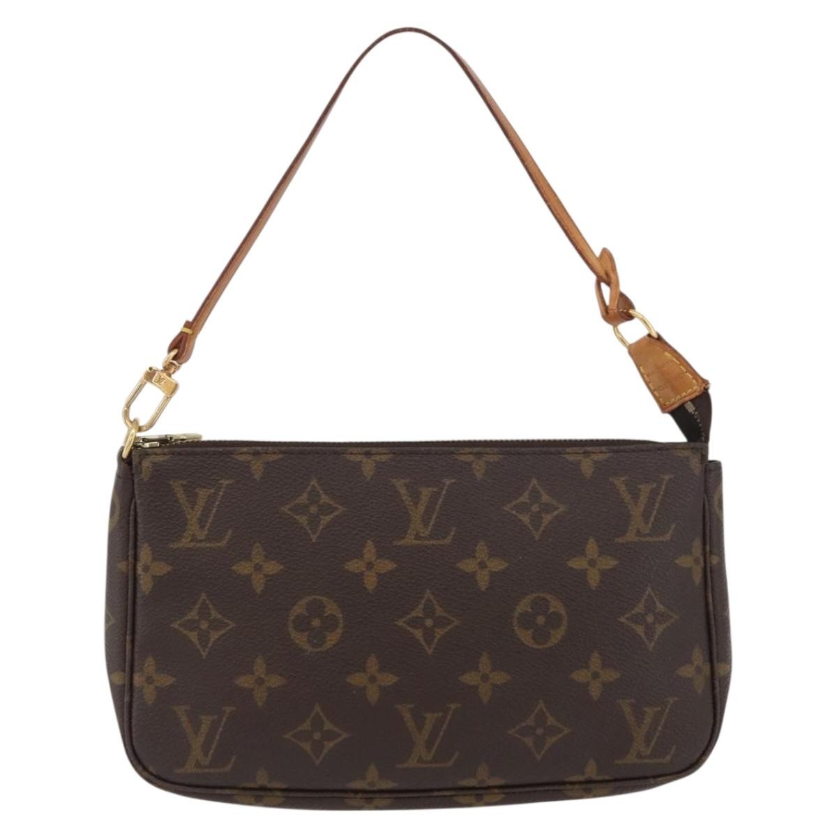 Louis Vuitton Pochette Accessoires Nm Monogram Canvas Brown Canvas Clutche & Pouche Bag (Pre-Owned)