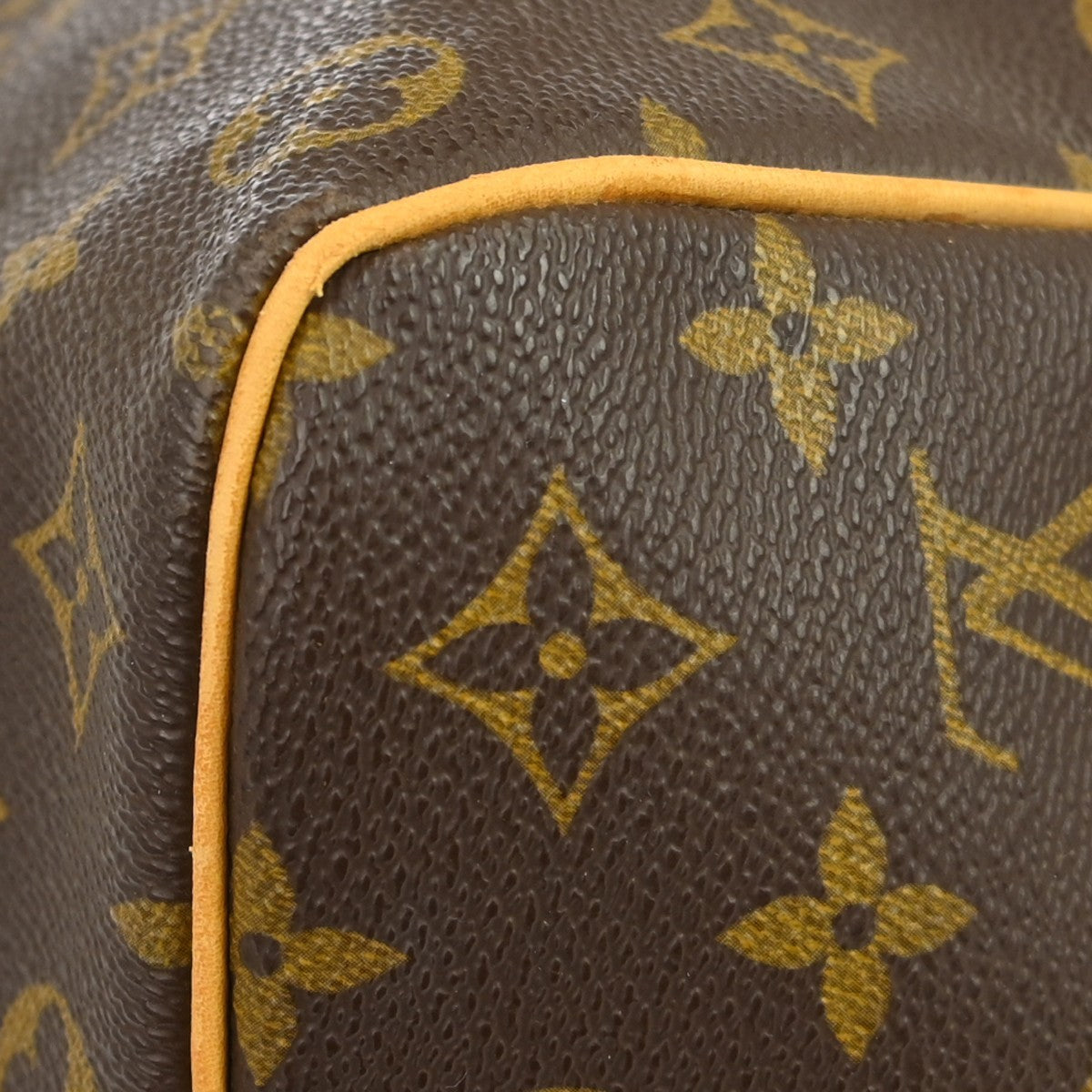 Louis Vuitton Keepall Bag Monogram Canvas Brown Canvas Travel Bag Bag (Pre-Owned)