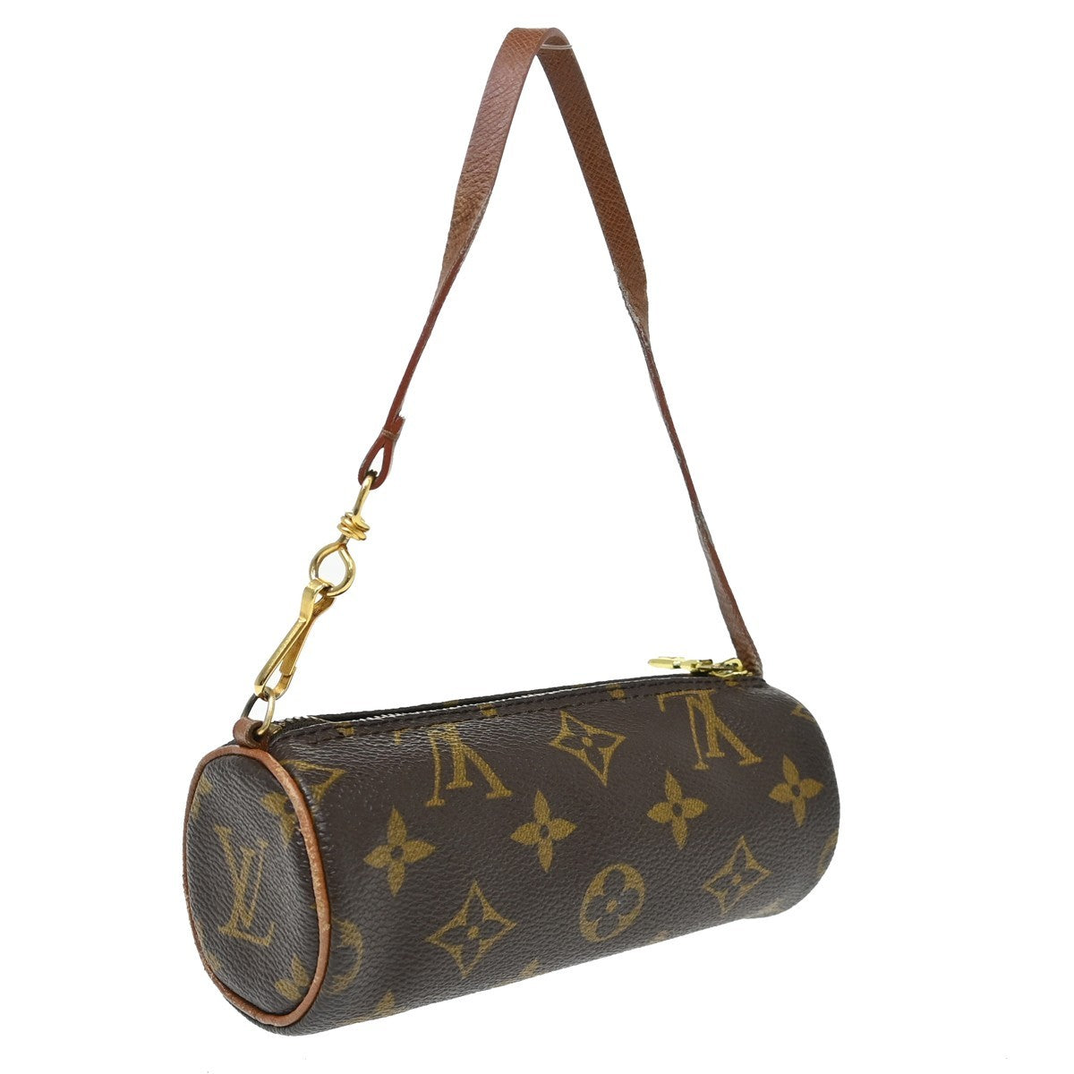 Louis Vuitton Papillon Pochette Monogram Canvas Brown Canvas Clutche & Pouche Bag (Pre-Owned)