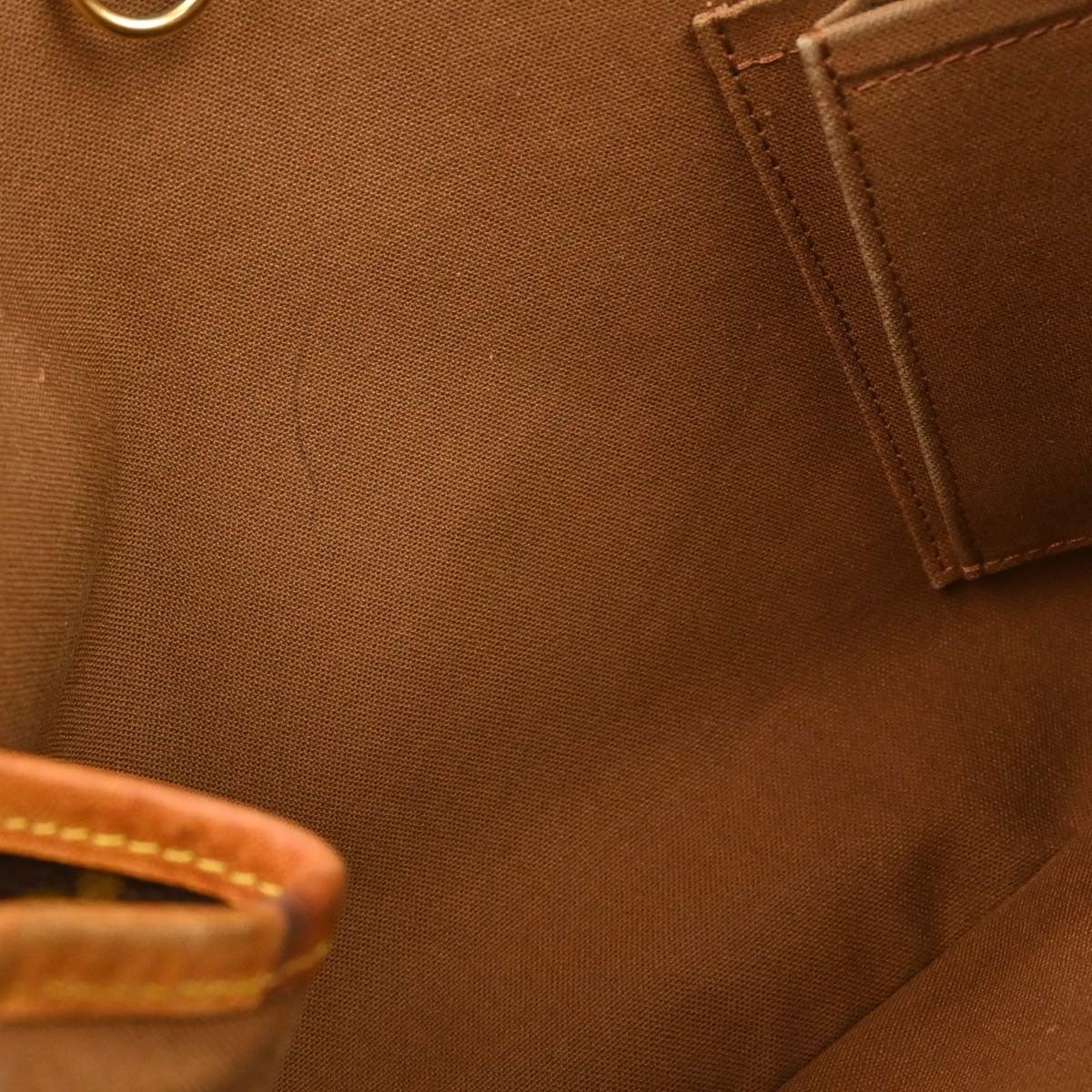 Louis Vuitton Batignolles Handbag Monogram Canvas Brown Canvas Shoulder Bag Bag (Pre-Owned)