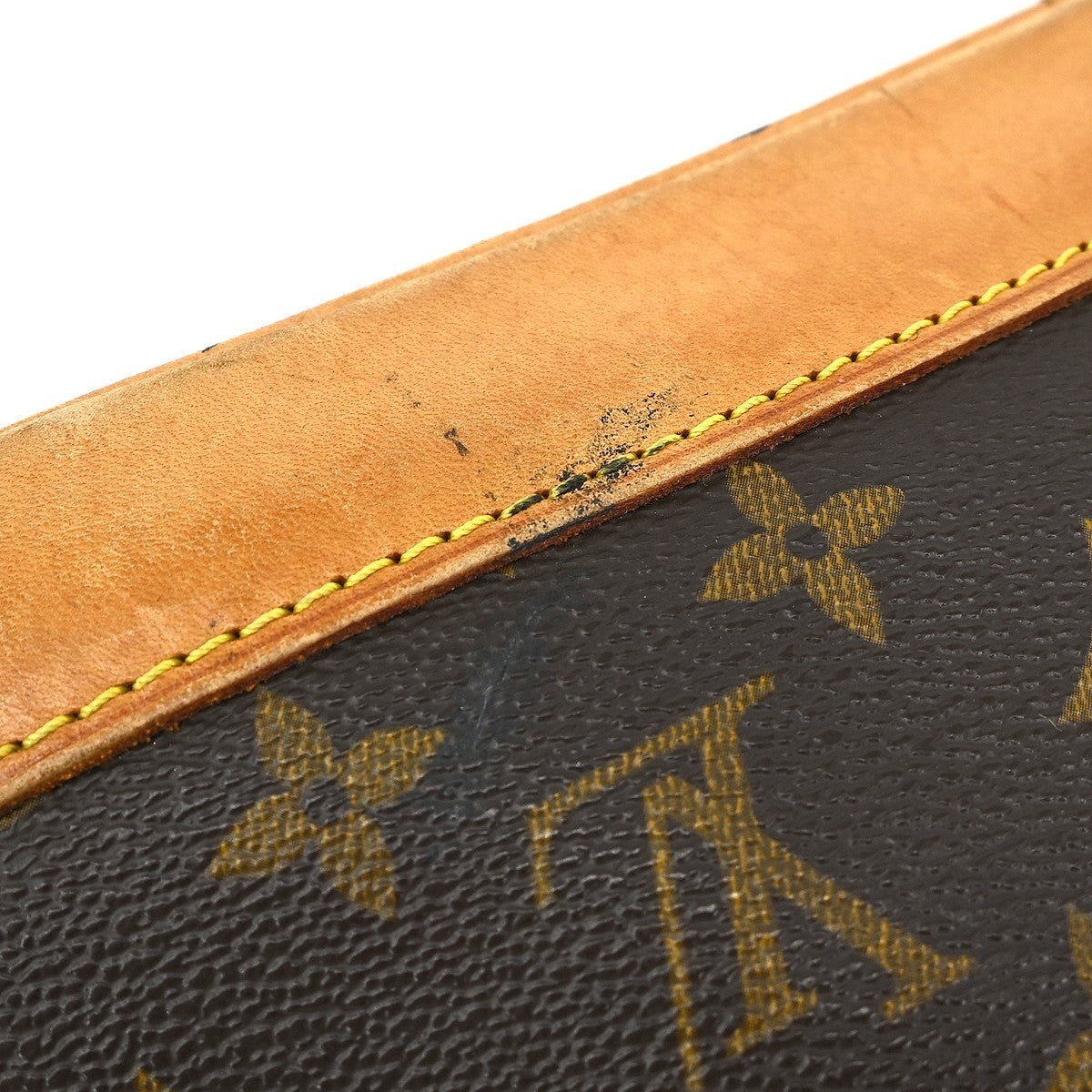 Louis Vuitton Alma Handbag Monogram Canvas Brown Canvas Handbag (Pre-Owned)