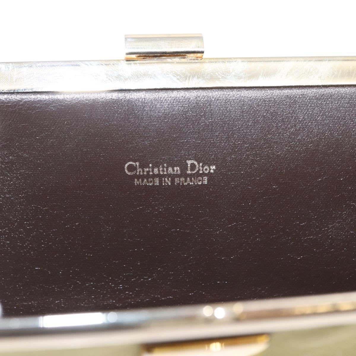 Christian Dior Trotter Pouch Canvas Green Canvas Clutche & Pouche Bag (Pre-Owned)