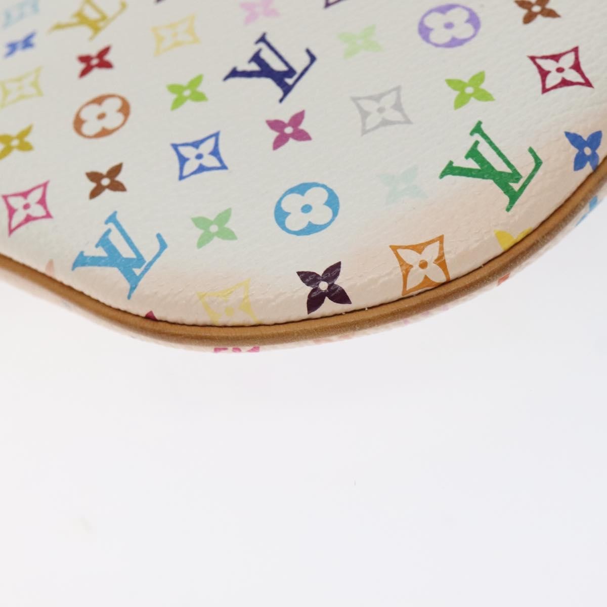 Louis Vuitton Pochette Gm Monogram Multicolor White Canvas Clutche & Pouche Bag (Pre-Owned)