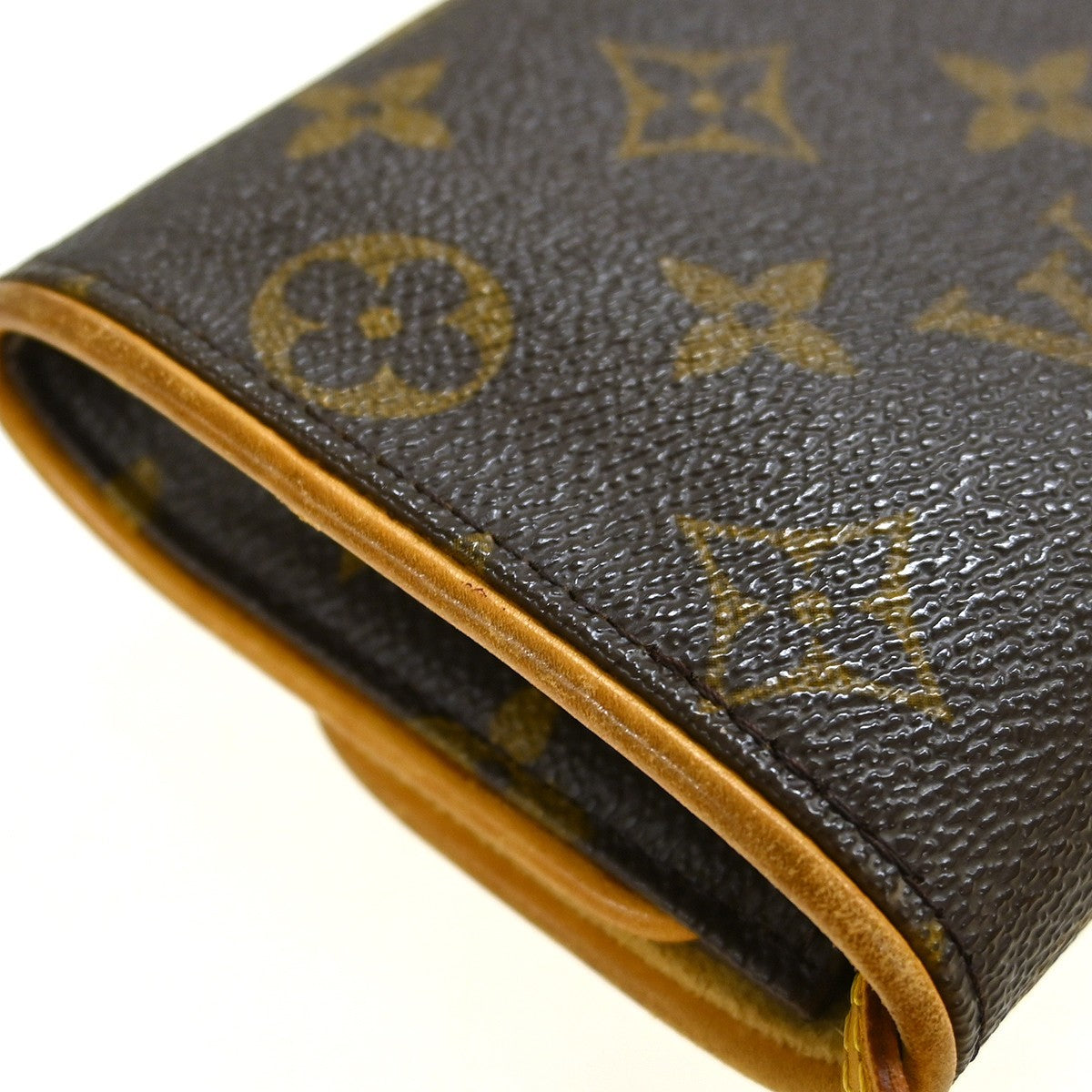 Louis Vuitton Twin Handbag Monogram Canvas Brown Canvas Clutche & Pouche Bag (Pre-Owned)