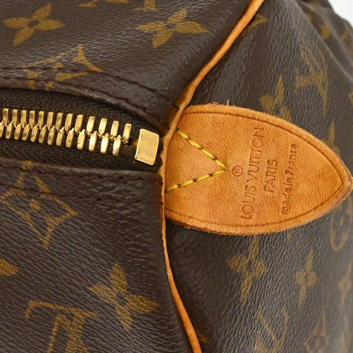 Louis Vuitton Keepall Bag Monogram Canvas Brown Canvas Travel Bag Bag (Pre-Owned)