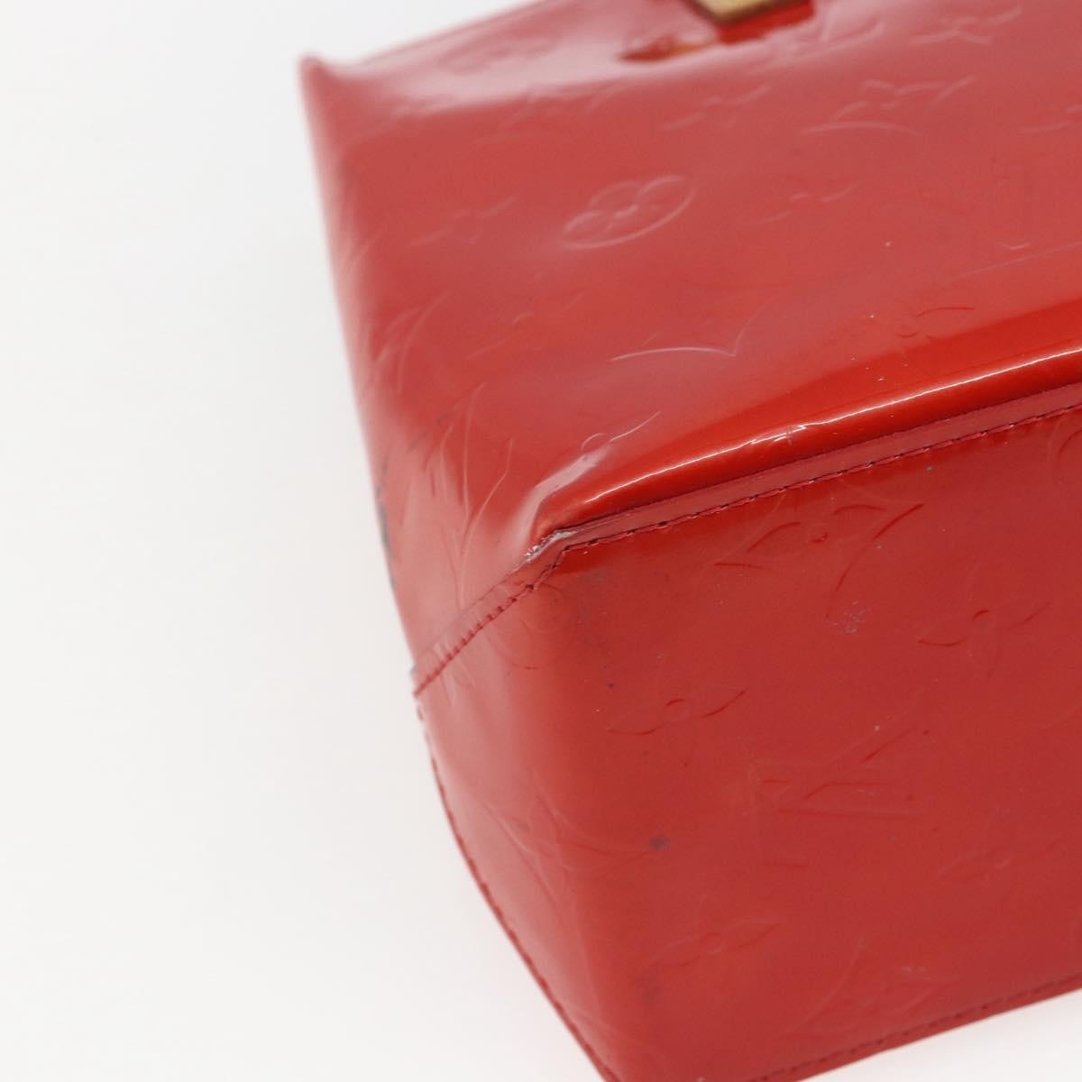 Louis Vuitton Reade Handbag Monogram Vernis Red Patent_Leather Handbag (Pre-Owned)