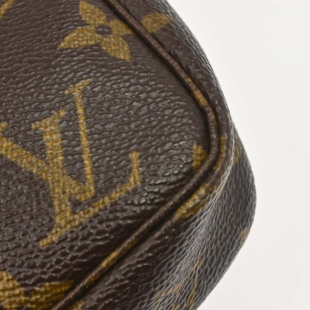 Louis Vuitton Pochette Accessoires Nm Monogram Canvas Brown Canvas Clutche & Pouche Bag (Pre-Owned)