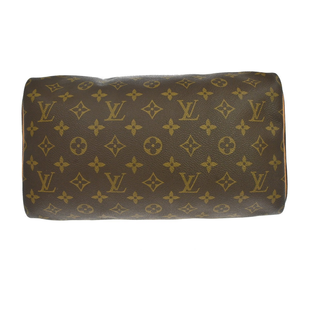 Louis Vuitton Speedy Handbag Monogram Canvas Brown Canvas Handbag (Pre-Owned)