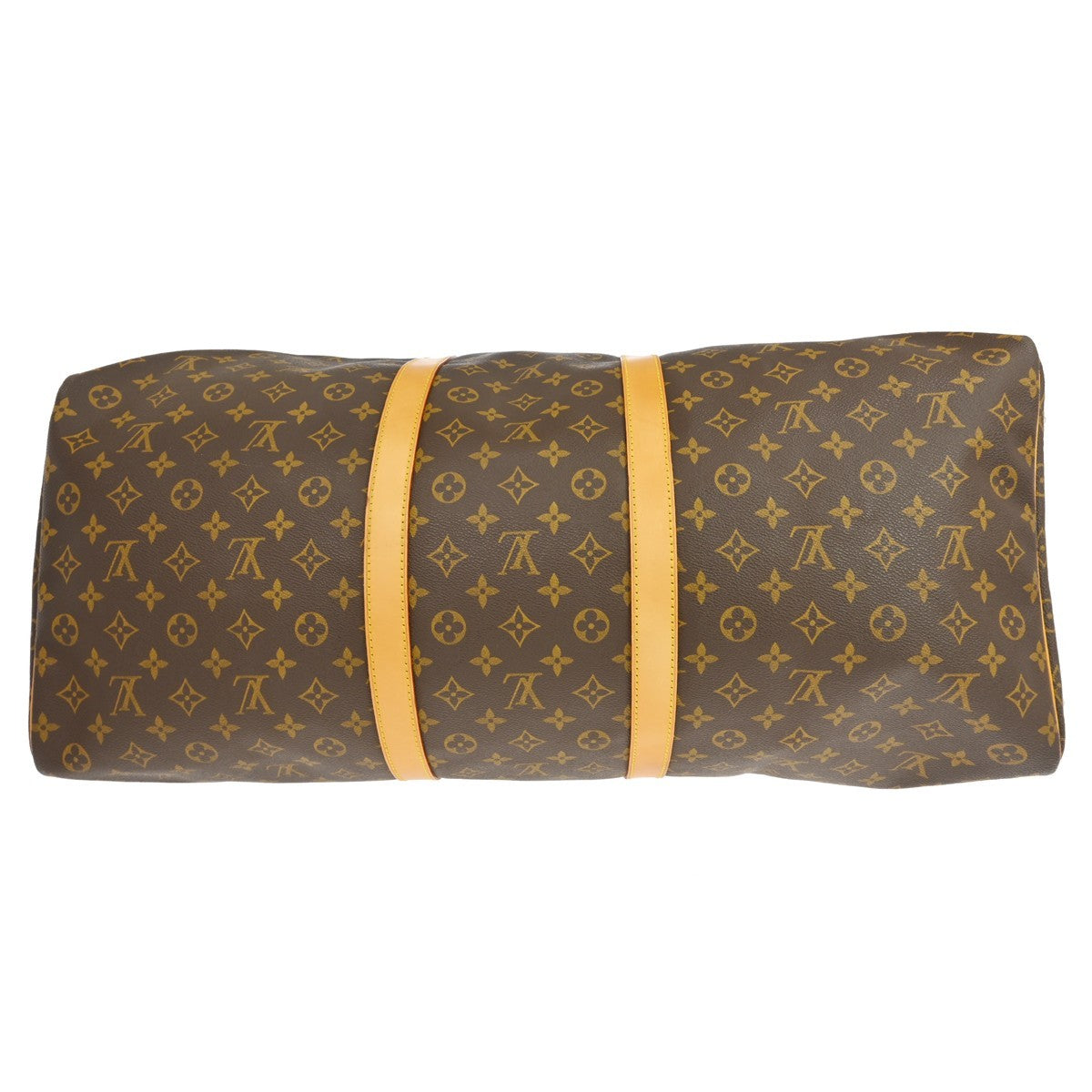 Louis Vuitton Keepall Bag Monogram Canvas Brown Canvas Travel Bag Bag (Pre-Owned)