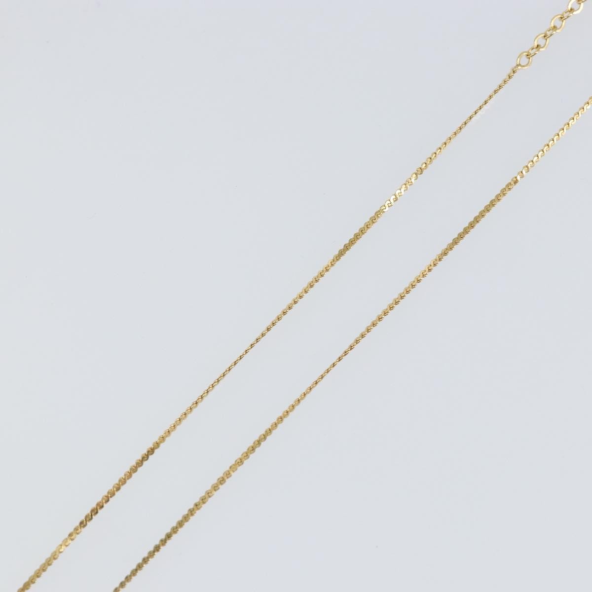 Christian Dior Cd Round Pendant Necklace Metal Gold Metal Necklace Jewelry (Pre-Owned)