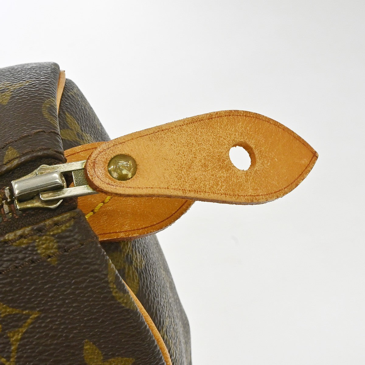 Louis Vuitton Speedy Handbag Monogram Canvas Brown Canvas Handbag (Pre-Owned)