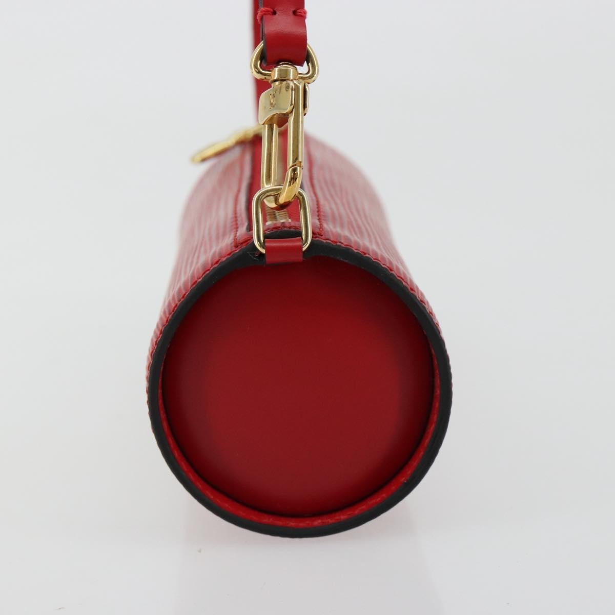 Louis Vuitton Soufflot Pochette Epi Leather Red Leather Clutche & Pouche Bag (Pre-Owned)