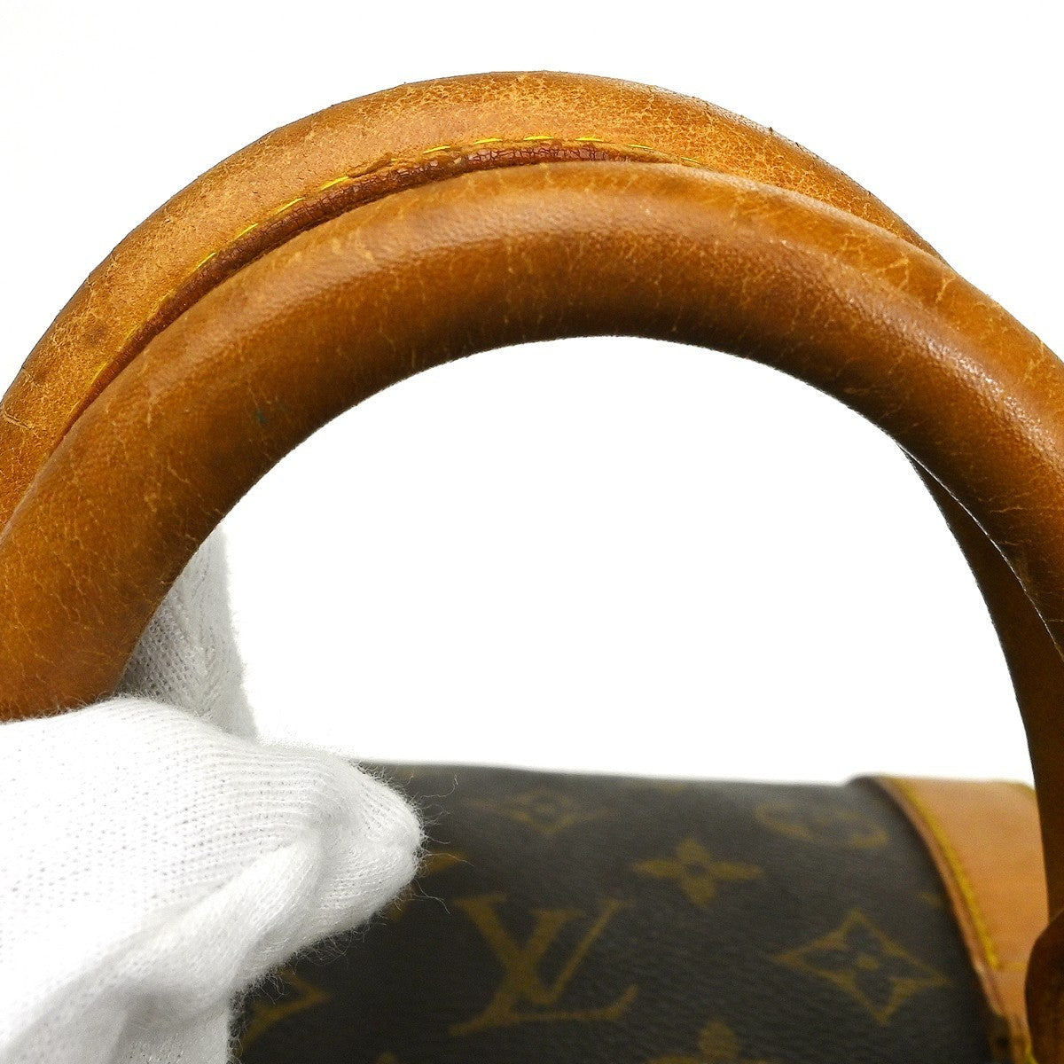Louis Vuitton Keepall Bandouliere Bag Monogram Canvas Brown Canvas Travel Bag Bag (Pre-Owned)